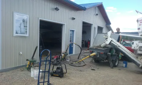 Healy-Compaction Grouting to raise building.